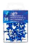 TSI Pinnwandnadeln, blau, 35 St.