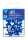 TSI Pinnwandnadeln, blau, 35 St.