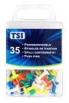 TSI K3T Pinnwandnadeln farbig 35er Hängedose