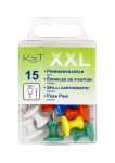 TSI Pinnwandnadeln XXL farbig 15er Dose