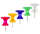TSI Pinnwandnadeln XXL farbig transparent 30er Packung
