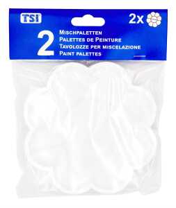 TSI Mischpalette zum Farbenmischen Ø 135 mm, 2 Stück