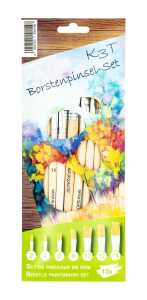 TSI Borstenpinselset Set 13tlg. Naturborstenpinsel