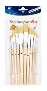 TSI Borstenpinselset 10er Gr 2,4,6,8,10,12,14,16,18,20