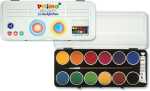TSI Deckfarbkasten, 12er Farben, Metalletui