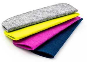 TSI Filz-Brillenetui, 4 Farben