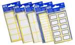 TSI Etiketten, 5 Blatt-Packg, sort.