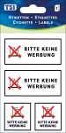 TSI Etiketten BITTE KEINE WERBUNG