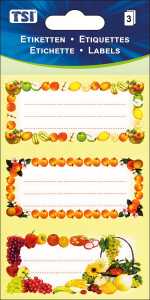 TSI Etiketten "Früchte"