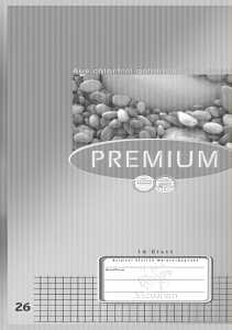 TSI Schulheft A4 PREMIUM unliniert, perf., Lin. 30