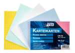 TSI Karteikarten A6 kariert 100er Pg. farbig sortiert