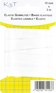 TSI Elastik-Gummilitze, 15mm x 3m auf Karte