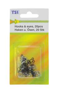TSI Haken u. Ösen 20 St. 4022792812209