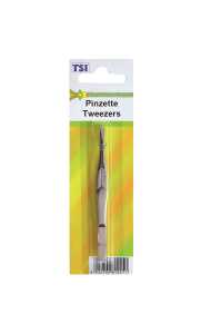 TSI Pinzette Länge 8,5 cm mit leicht abgeschrägtem Kopf