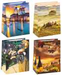 TSI Geschenktüte mittel 23x18x10 cm TOSKANA &...