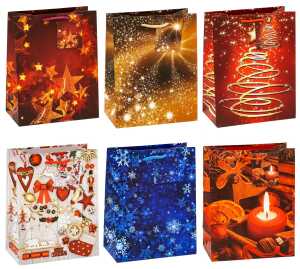 TSI Geschenktüte mittel 23x18x10 cm WN Serie 8