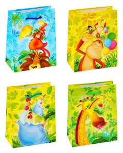 TSI Geschenktüte klein 14x11x6,5 cm ZOOTIERE