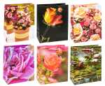 TSI Geschenktüte groß 32x26x13,5 cm ROSEN