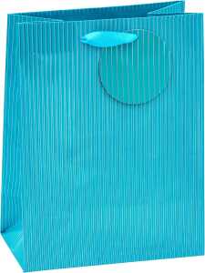 TSI Geschenktüte mittel 23x18x10cm HS blau