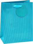 TSI Geschenktüte mittel 23x18x10cm HS blau