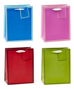 TSI Geschenktüte mittel 23x18x10 cm TREND MIT RAHMEN