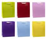 TSI Geschenktüte groß 32x26x13,5 cm TRENDFARBEN