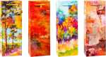 TSI Geschenktüte Flasche 36x12x8 cm ART ON CANVAS