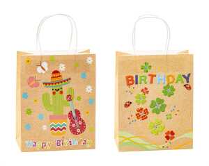 TSI Geschenktüte mittel 23x18x10cm KINDERGEBURTSTAG KP