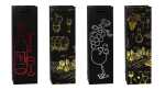 TSI Geschenktüte Flasche 38x12x8 cm WEIN Premium