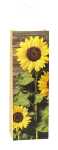 TSI Geschenktüte Flasche 36x12x8 cm SONNENBLUME KP