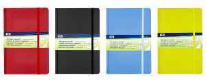 TSI Notizbuch A5 kariert mit Aufstelltasche 148x210mm