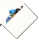 TSI Notizbuch A5 kariert mit Aufstelltasche 148x210mm