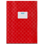 Oxford Hefthüllen für DIN A4, PP, Bast, rot