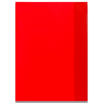 Oxford Hefthüllen für DIN A4, PP, transparent, rot