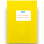 Oxford Hefthüllen für DIN A5, PP, Bast, gelb