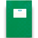 Oxford Hefthüllen für DIN A5, PP, Bast, grün