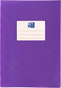 Oxford Hefthüllen für DIN A5, PP, Bast, violett