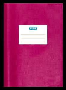 Oxford Hefthüllen für DIN A5, PP, Bast, pink