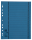 Trennblatt A4 mit Perforation, aus 250 g/m² Manilakarton (RC), blau