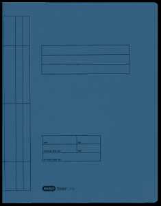 ELBA Schnellhefter "Smart Line" A4, aus 250 g/m² Manilakarton blau