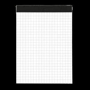 Notizblock ohne Deckblatt, A6, schwarz, 50 Blatt, 60 g/m², Lineatur 22