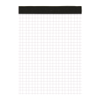 Notizblock ohne Deckblatt, A6, schwarz, 50 Blatt, 60...