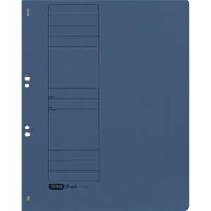 Ösenhefter A4 kaufm. o Amtsh, ganzem Vorderdeckel 250 g/m² Manila blau