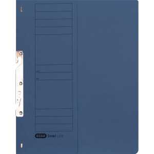 Einhakhefter A4 mit kaufm. Heftung und halbem Vorderdeckel, blau