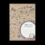 LANDRÉ Schulheft Recycling A4, 16 Blatt, Lineatur...