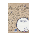 LANDRÉ Schulheft Recycling A4, 16 Blatt, Lineatur...