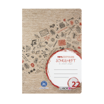 LANDRÉ Schulheft Recycling A4, 16 Blatt, Lineatur...