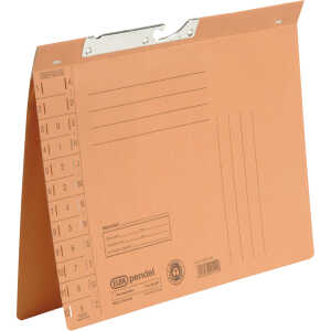 ELBA Pendelhefter A4, aus 250 g/m² Manilakarton Amtsheftung orange