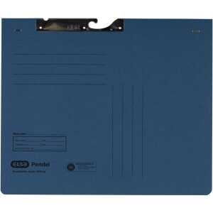 ELBA Pendelhefter A4, aus 320 g/m² Manilakarton kaufm. Heftung blau