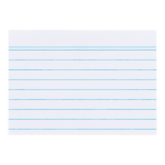 LANDRÉ Karteikarten A7/100 liniert weiß